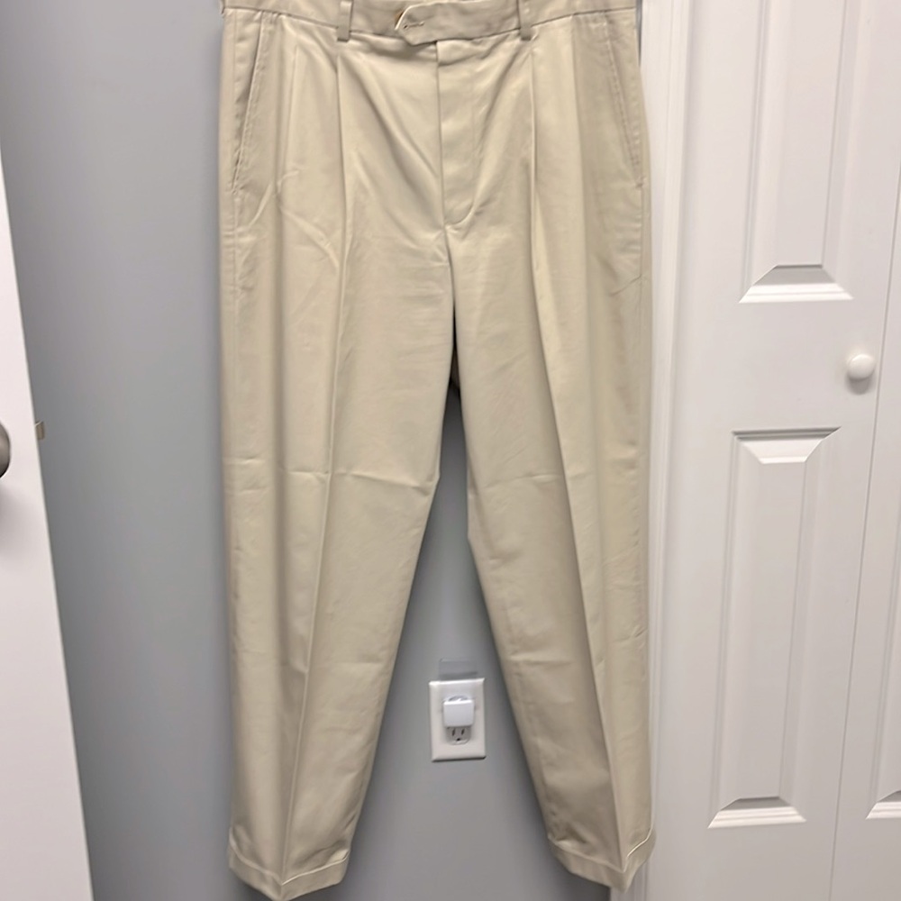 Nordstrom Khaki Pleated Pants